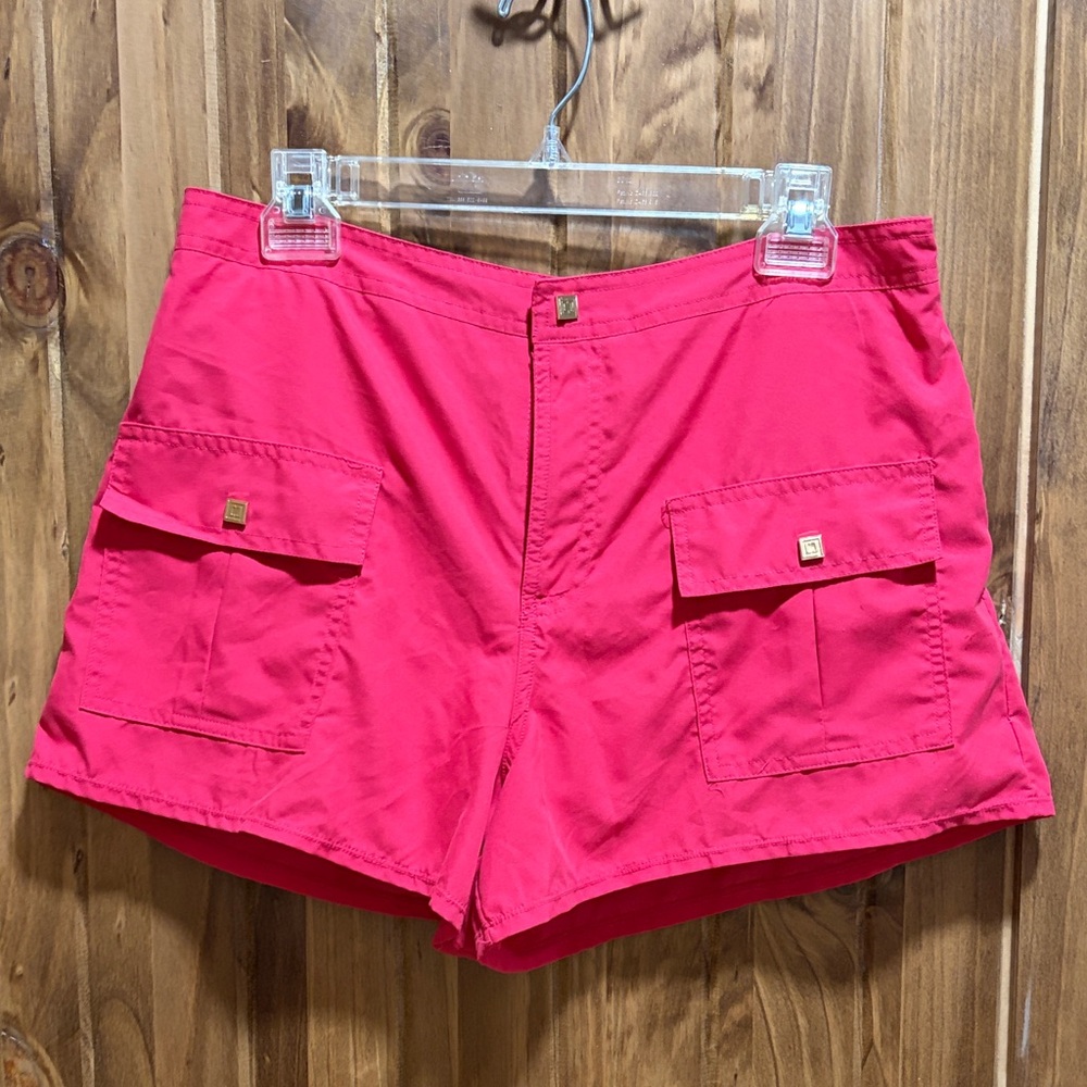Liz Claiborne Women's Pink Utility Pocket Shorts